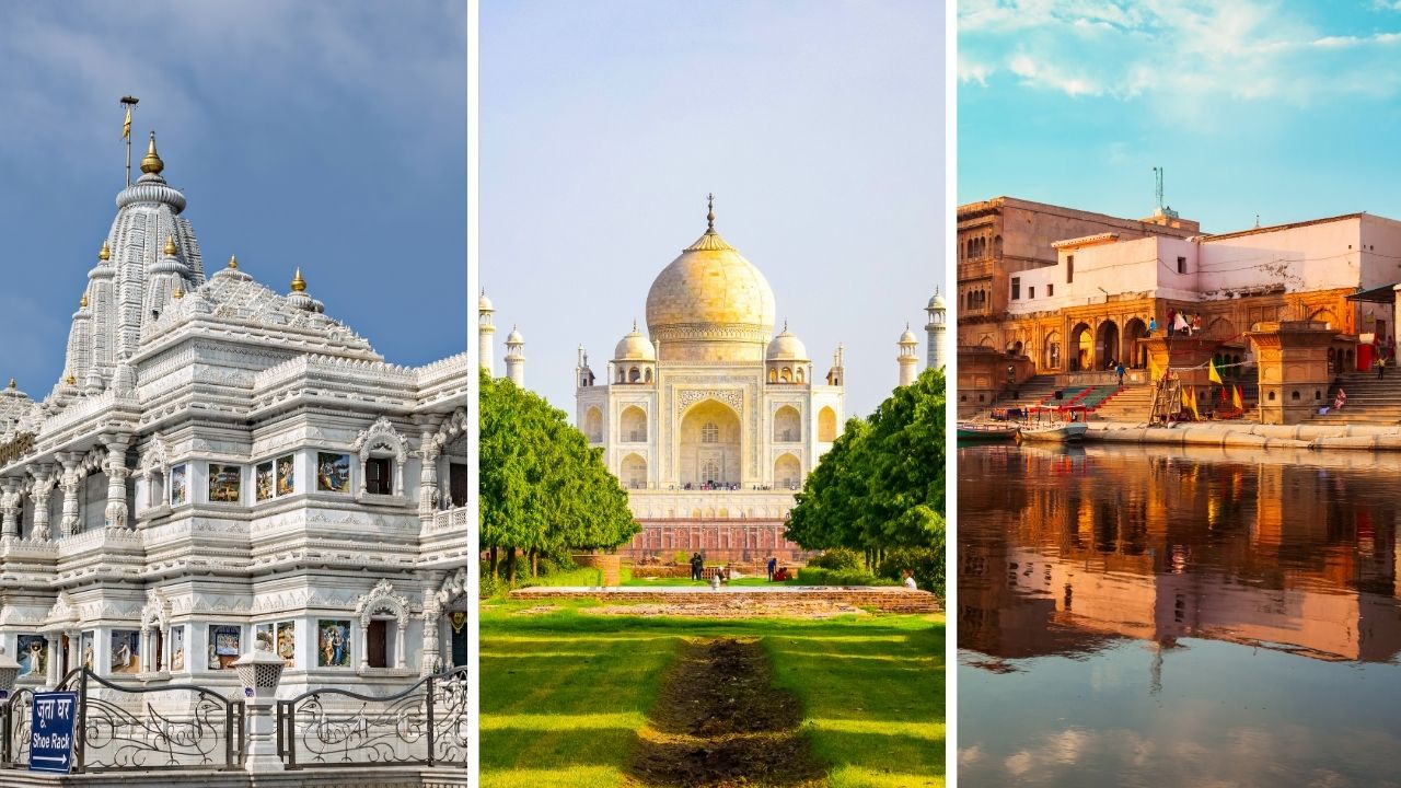 3 Nights 4 Days Mathura Vrindavan with Agra Spiritual Tour tour in Mathura Vrindavan, Gokul, Barsana, Nandgaon and  Agra. Highlights: Experience Mathura Vrindavan with Agra Tour – Gokul, Govardhan, Barsana temples & Taj Mahal sightsee...