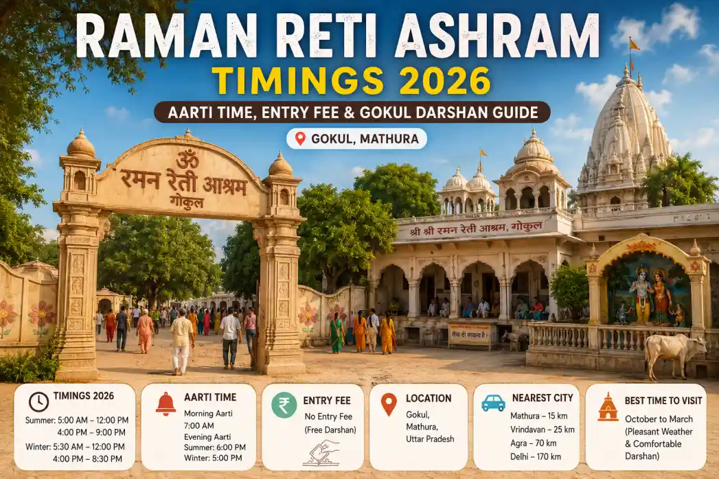 Raman Reti Ashram Timings 2026: Gokul Darshan Guide Aarti Time Travel Tips travel guide